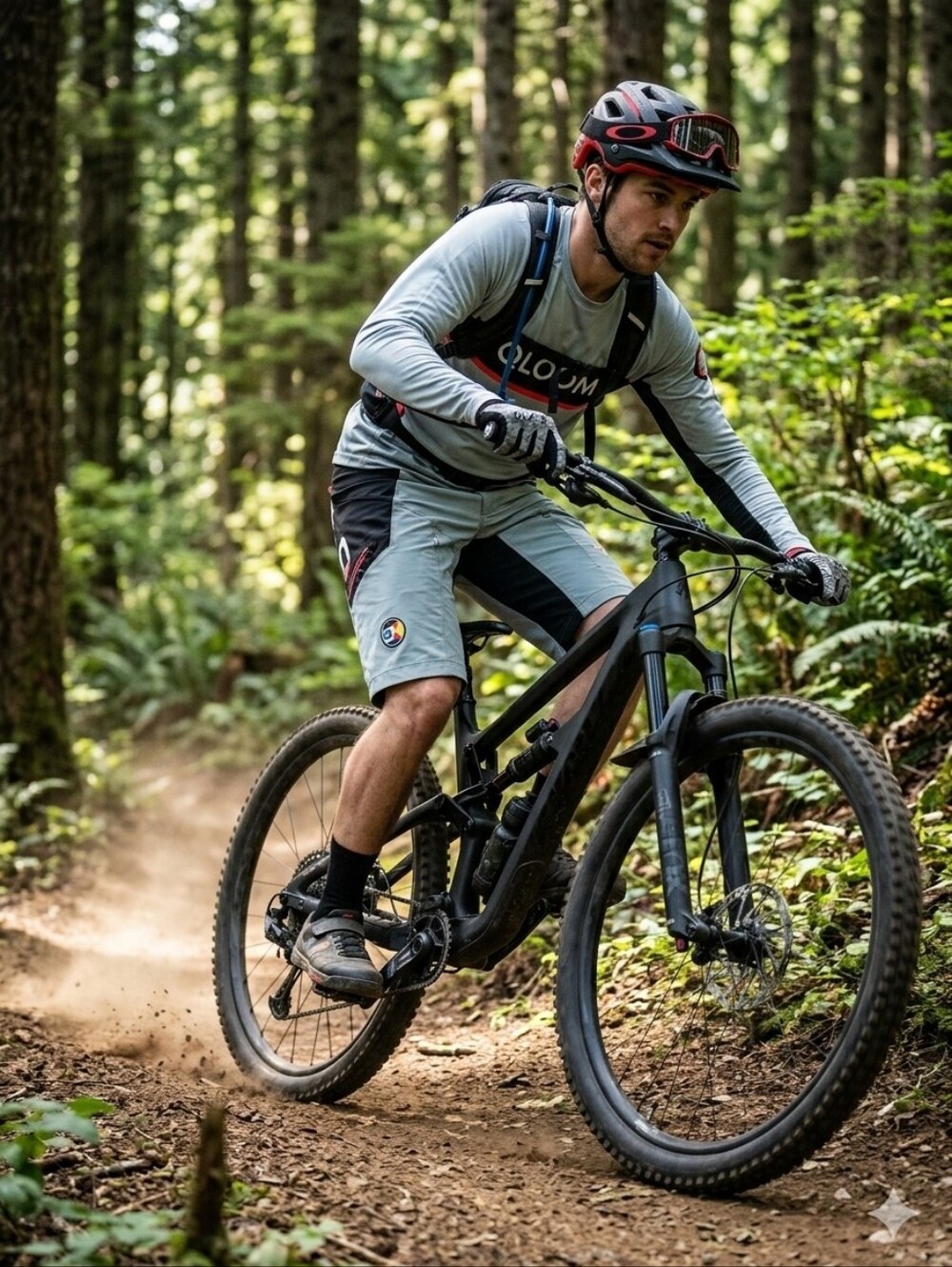 Mens Qloom Avalon Mountain Bike Shorts